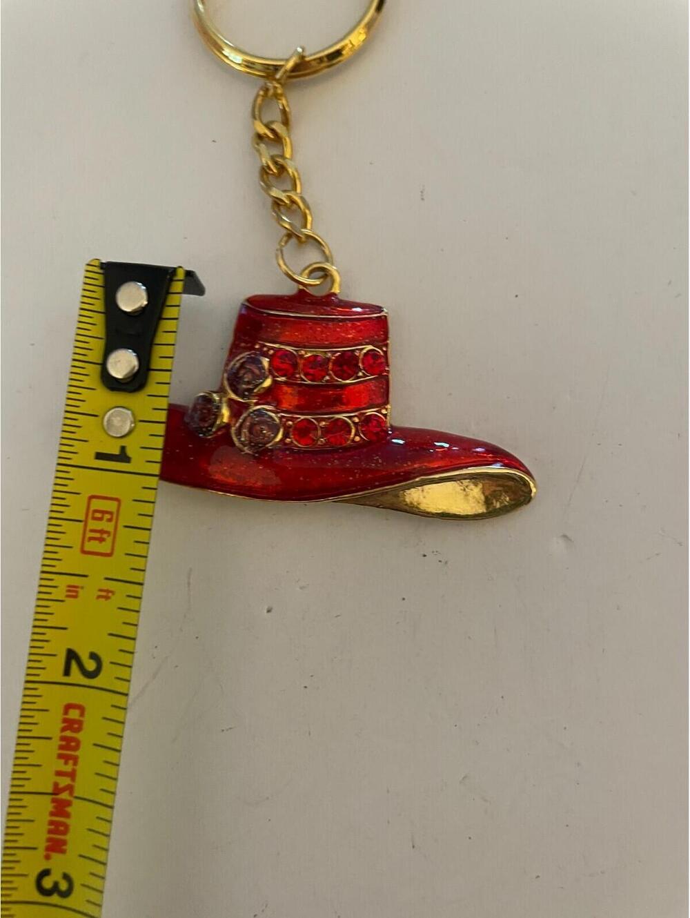 Red Hat Society Keychain Key Chain - Picture 4 of 4